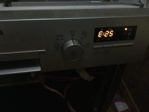 errore e25 lavastoviglie siemens